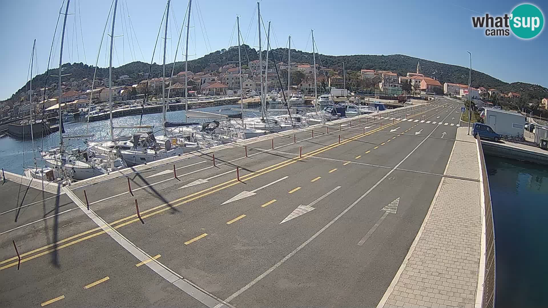 Dalmatie Tkon Traversier – webcams Croatie