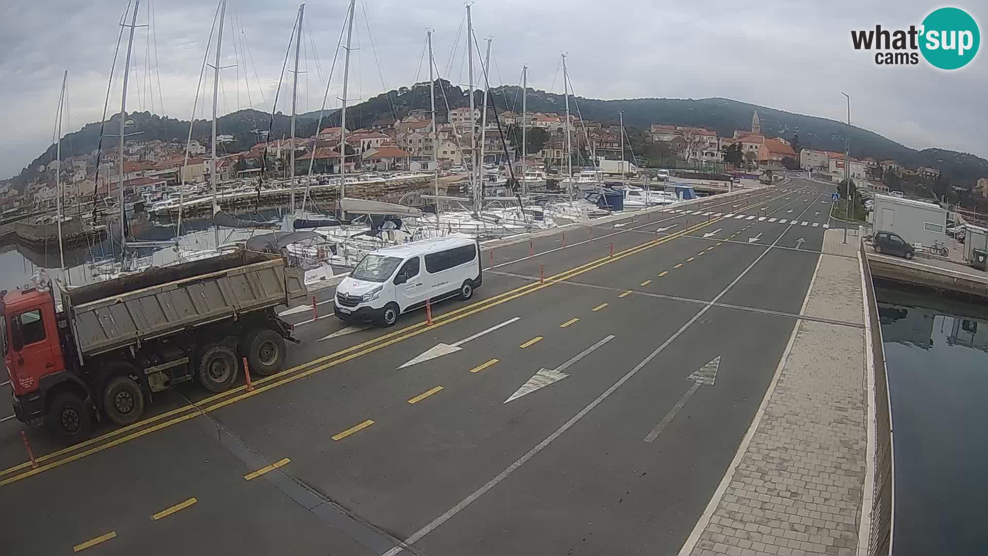 Dalmatie Tkon Traversier – webcams Croatie