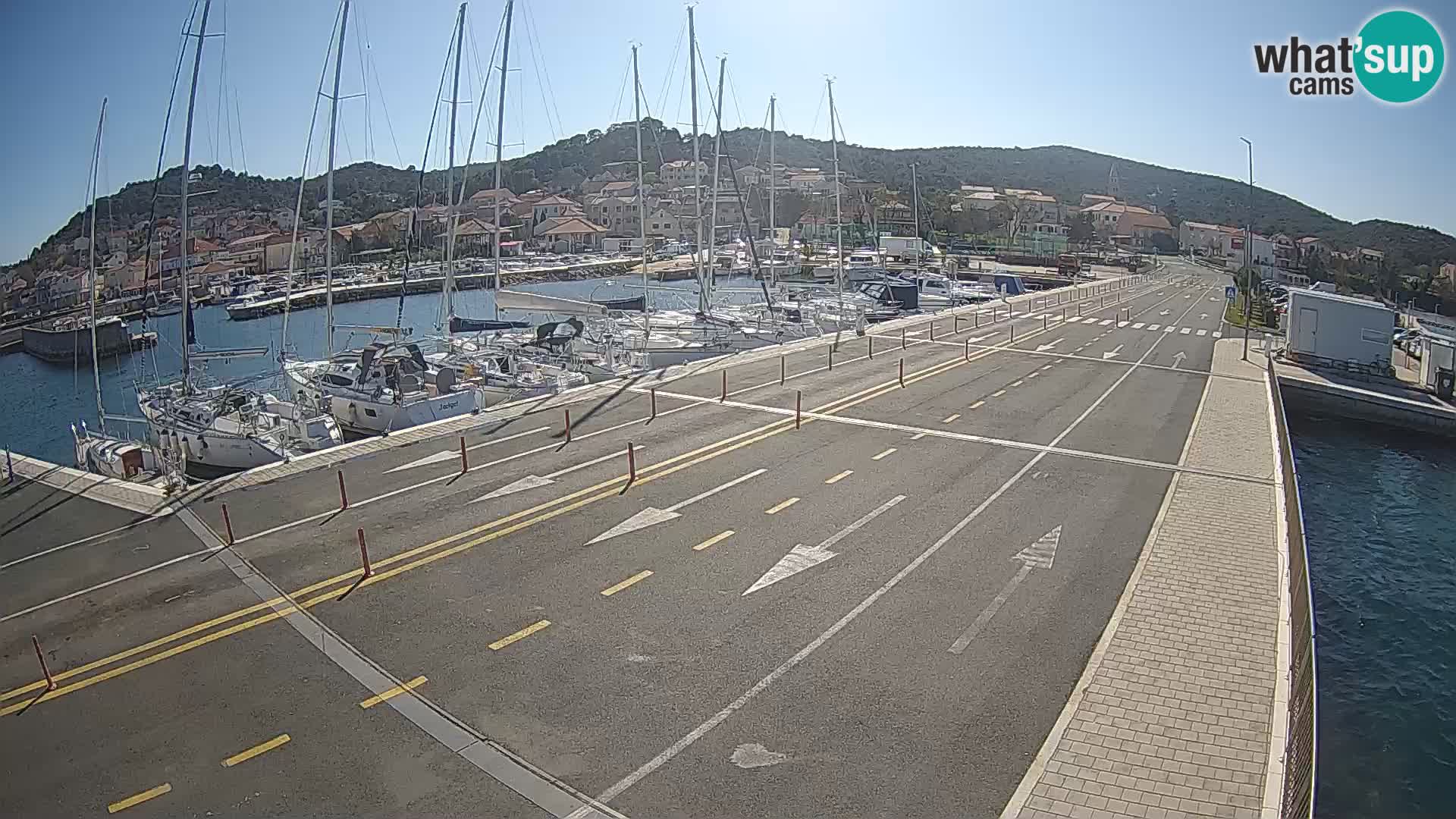 Dalmatia Tkon Ferry – webcams Croatia