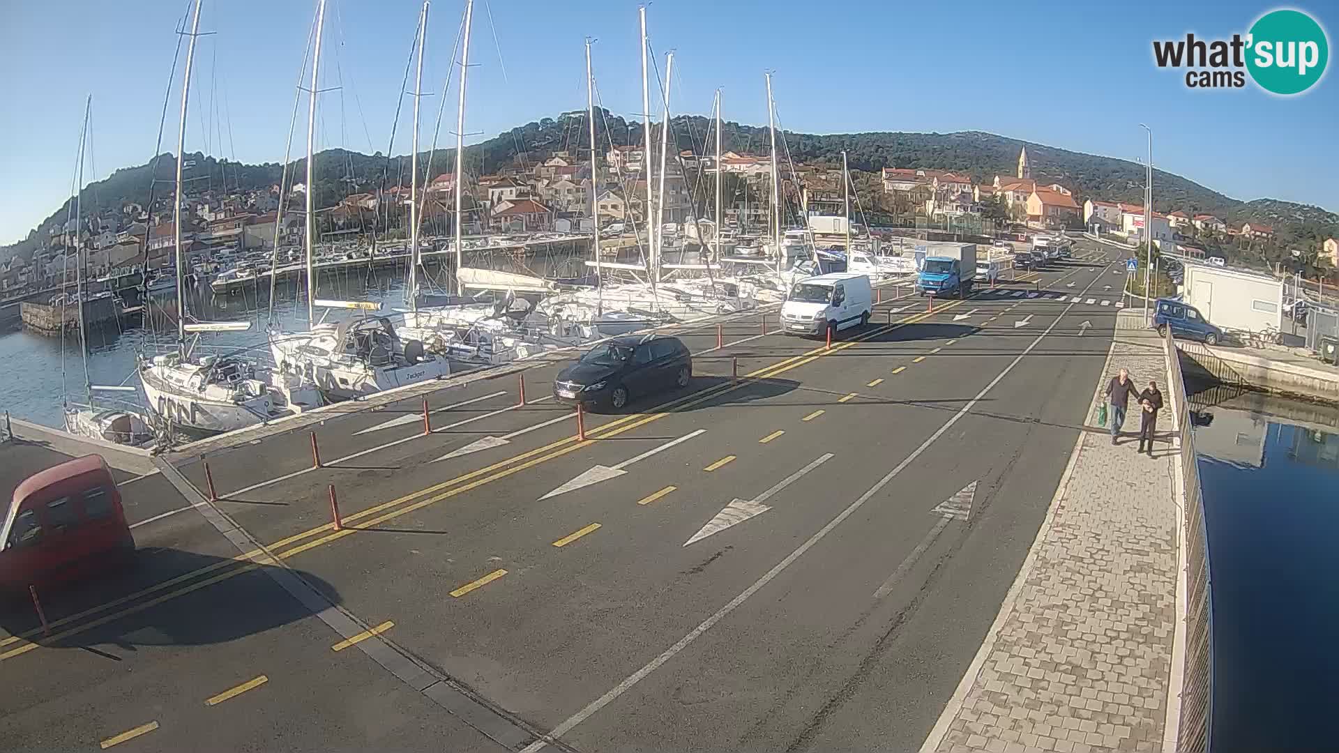 Dalmacia Tkon Transportar- webcams Croacia