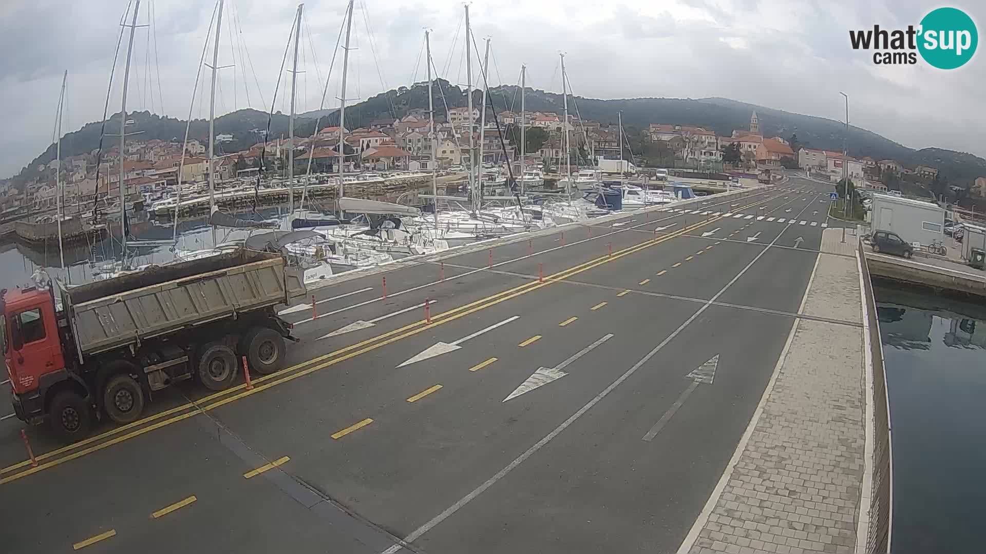 Dalmatie Tkon Traversier – webcams Croatie