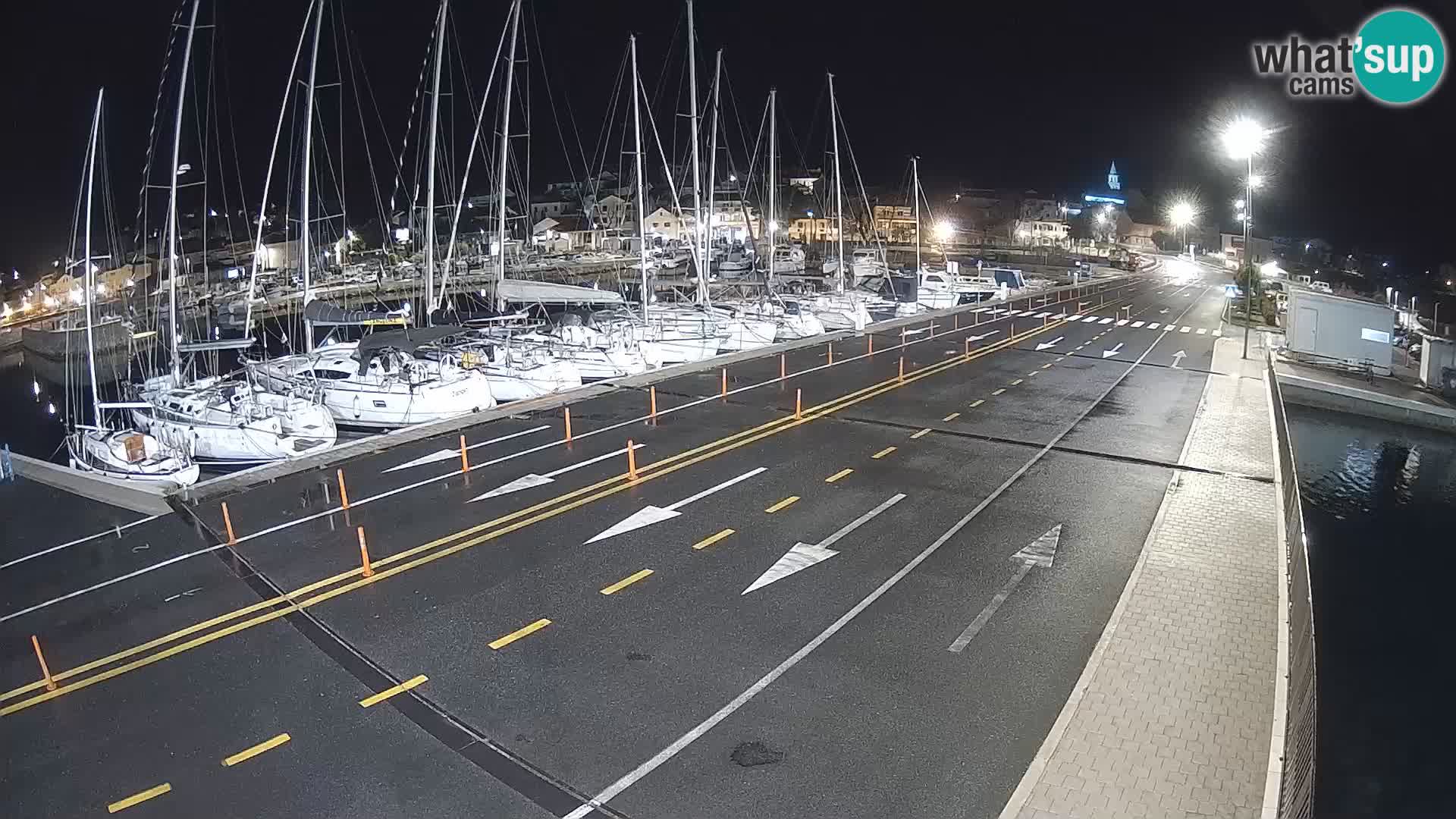 Dalmatie Tkon Traversier – webcams Croatie