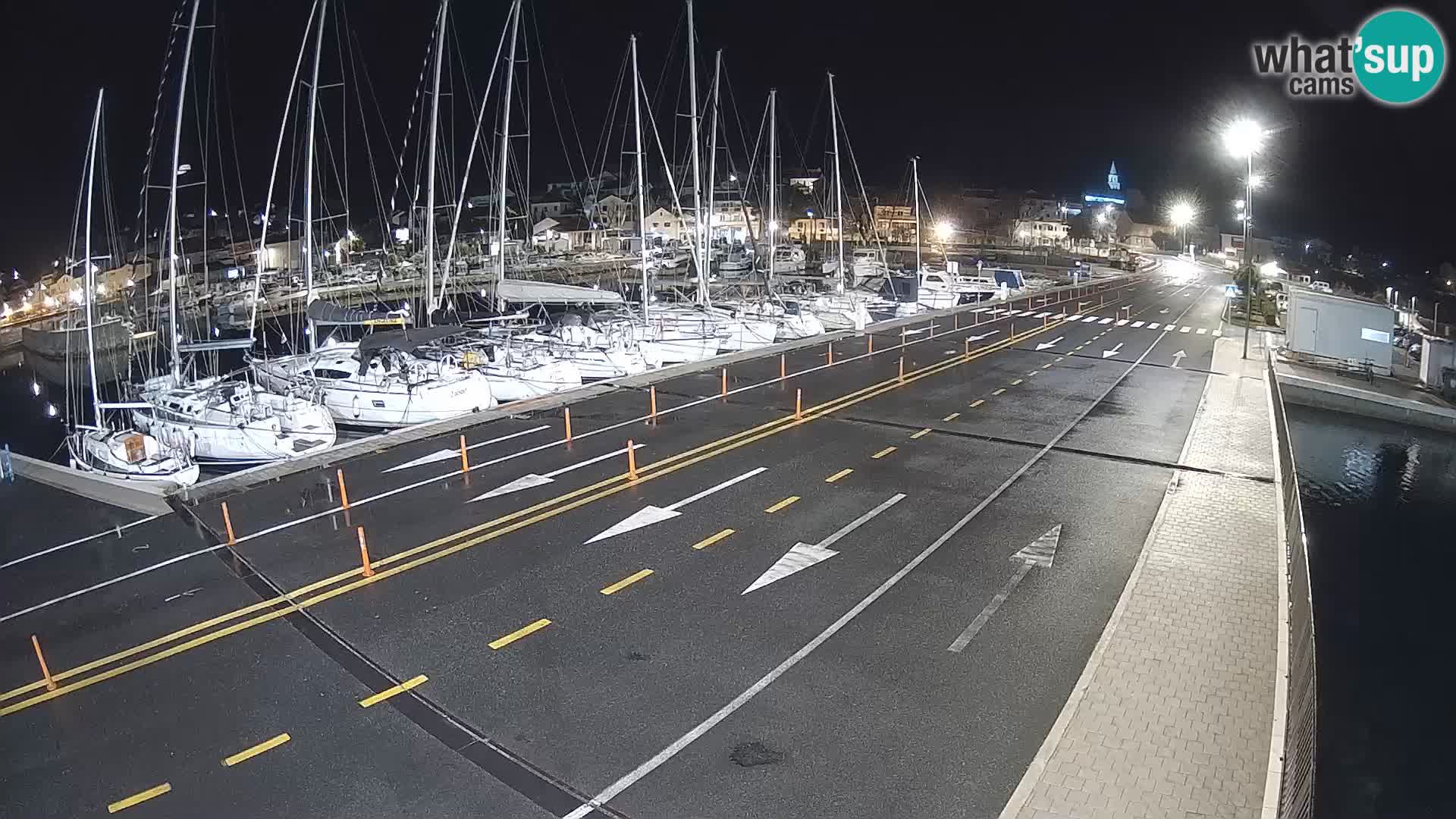 Dalmatie Tkon Traversier – webcams Croatie