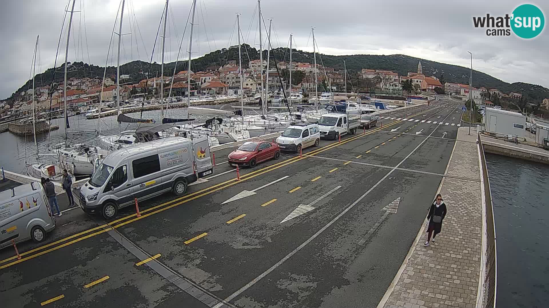 Dalmacia Tkon Transportar- webcams Croacia