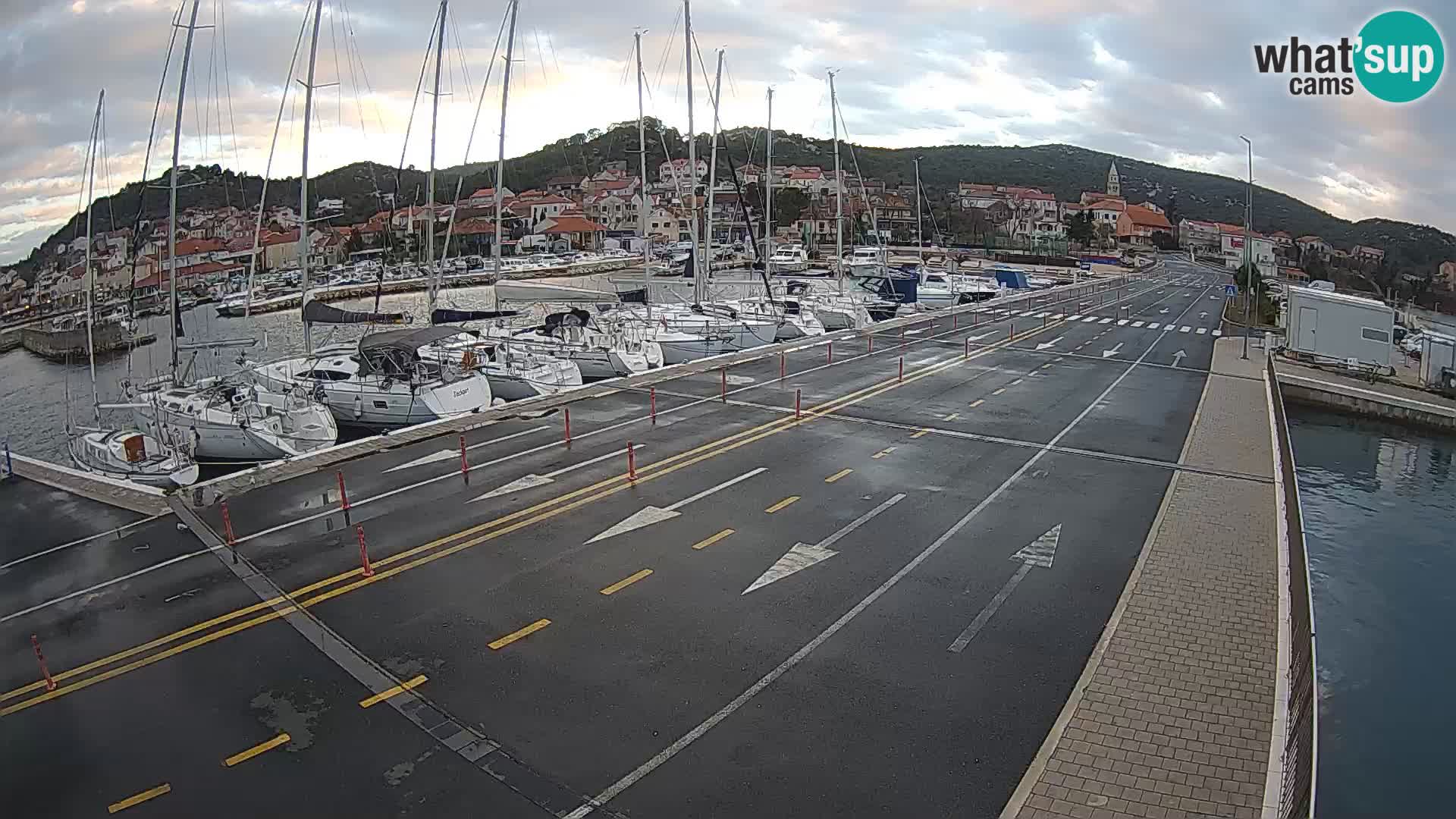 Dalmacia Tkon Transportar- webcams Croacia