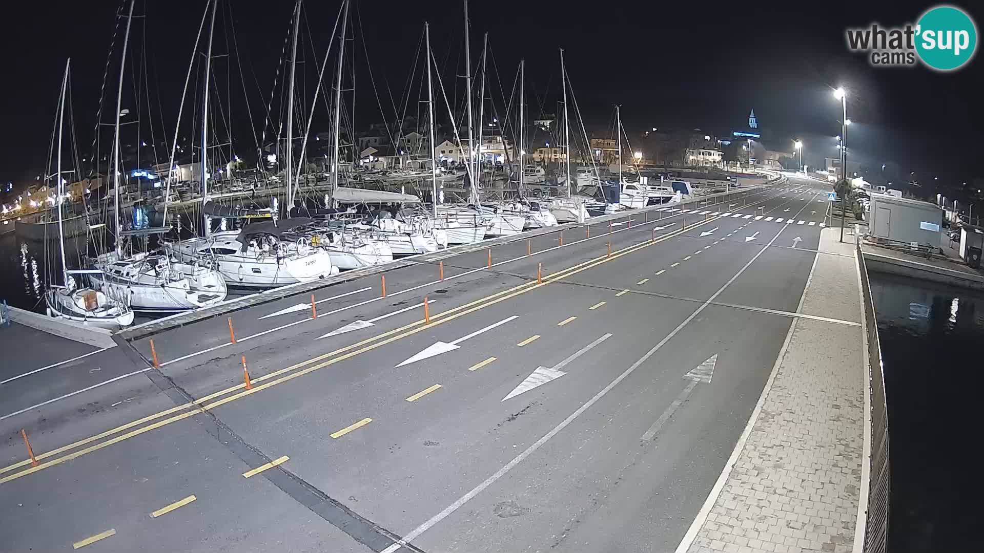 Dalmacia Tkon Transportar- webcams Croacia