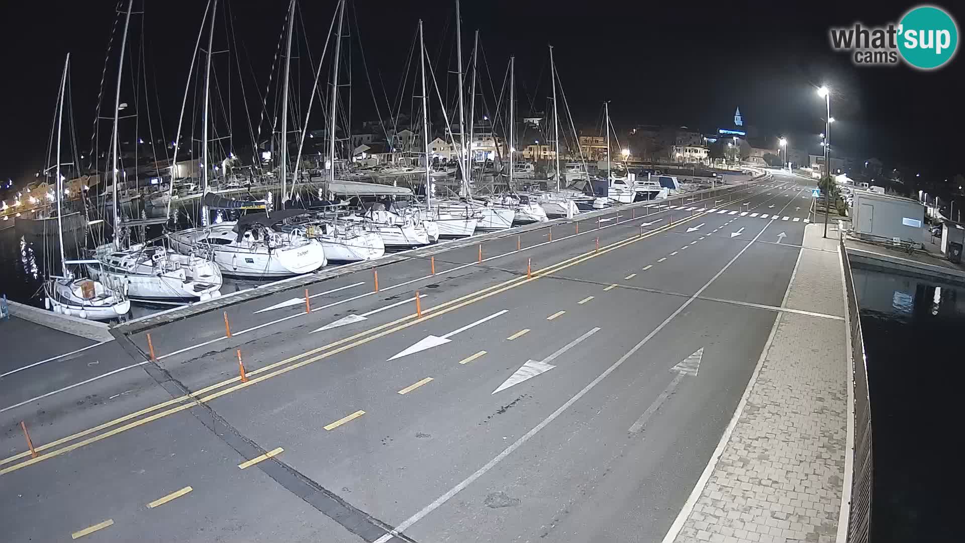 Dalmatie Tkon Traversier – webcams Croatie