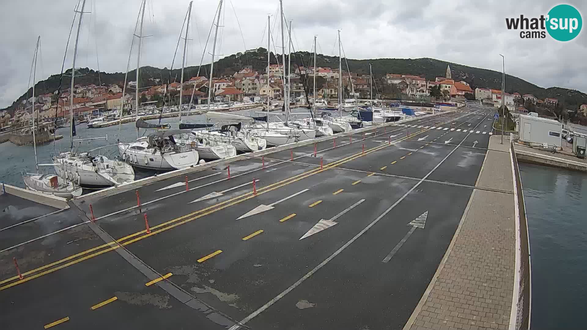 Dalmatie Tkon Traversier – webcams Croatie