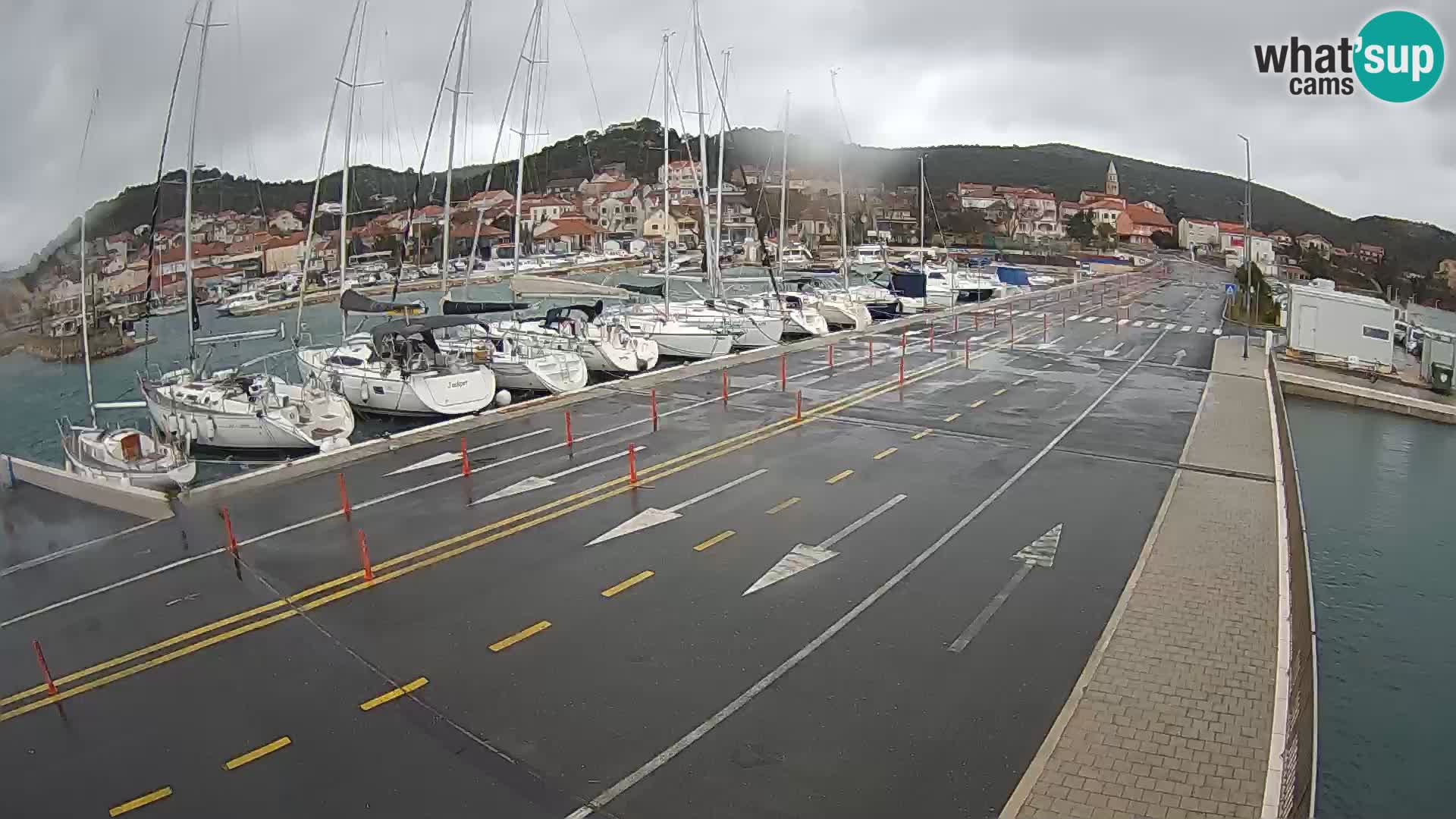 Dalmatie Tkon Traversier – webcams Croatie