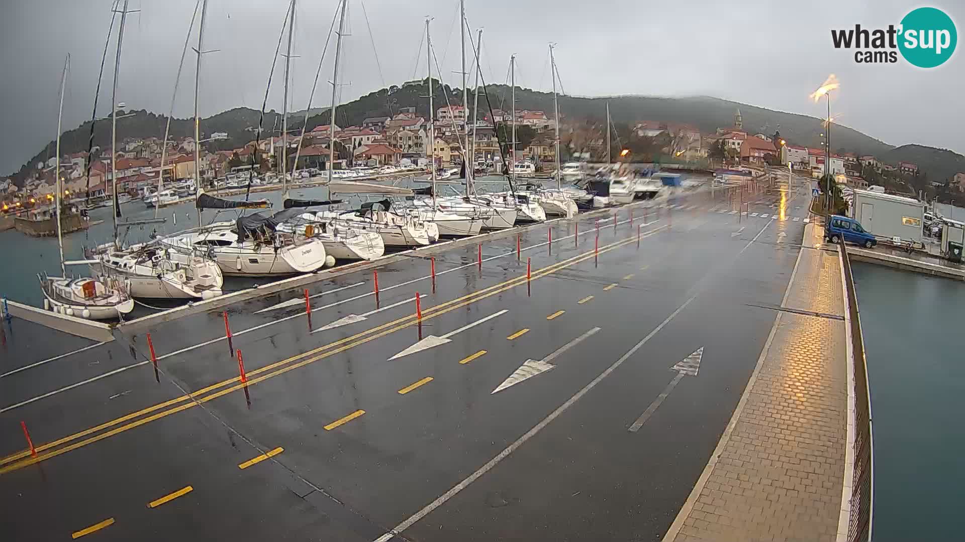 Dalmacia Tkon Transportar- webcams Croacia