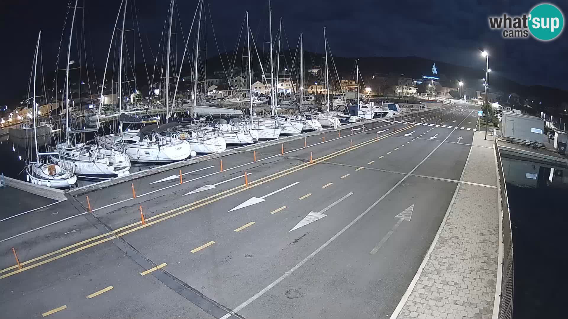 Dalmatie Tkon Traversier – webcams Croatie