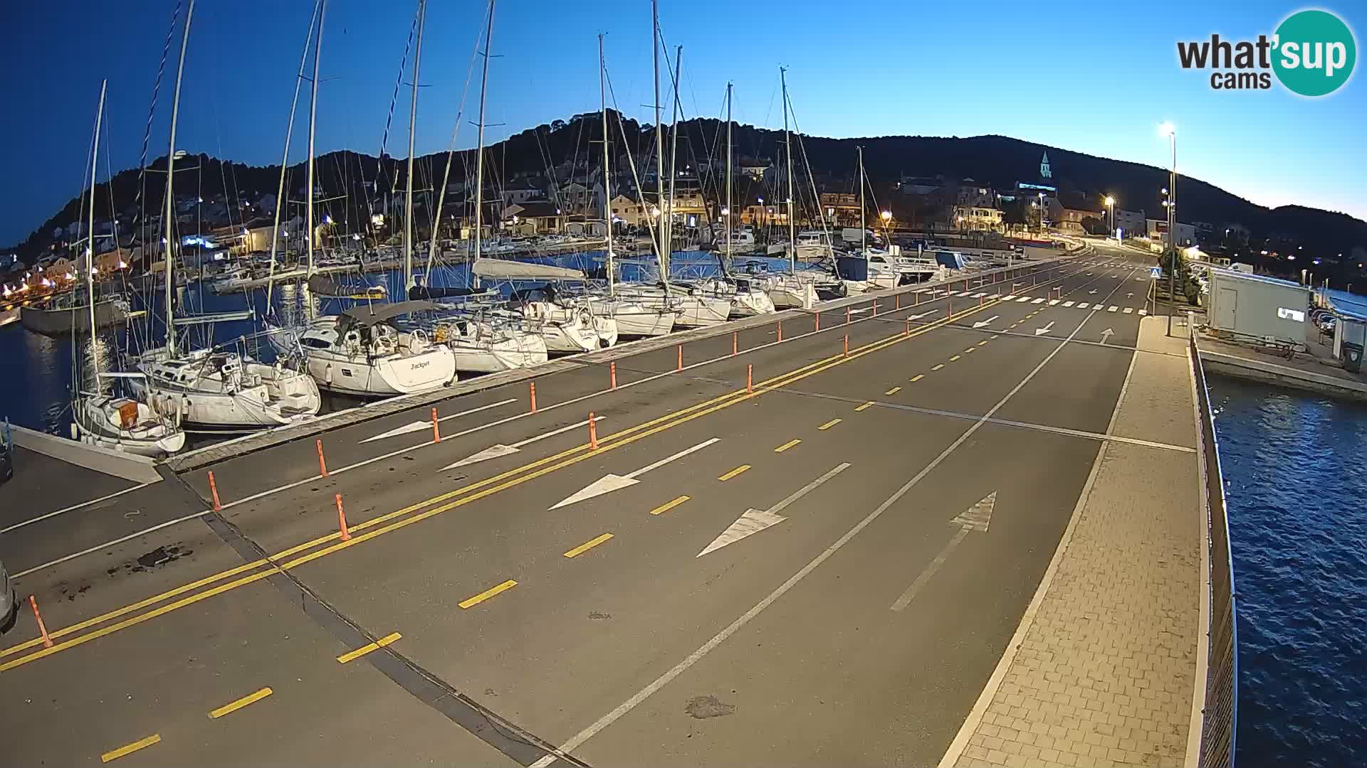 Dalmatie Tkon Traversier – webcams Croatie