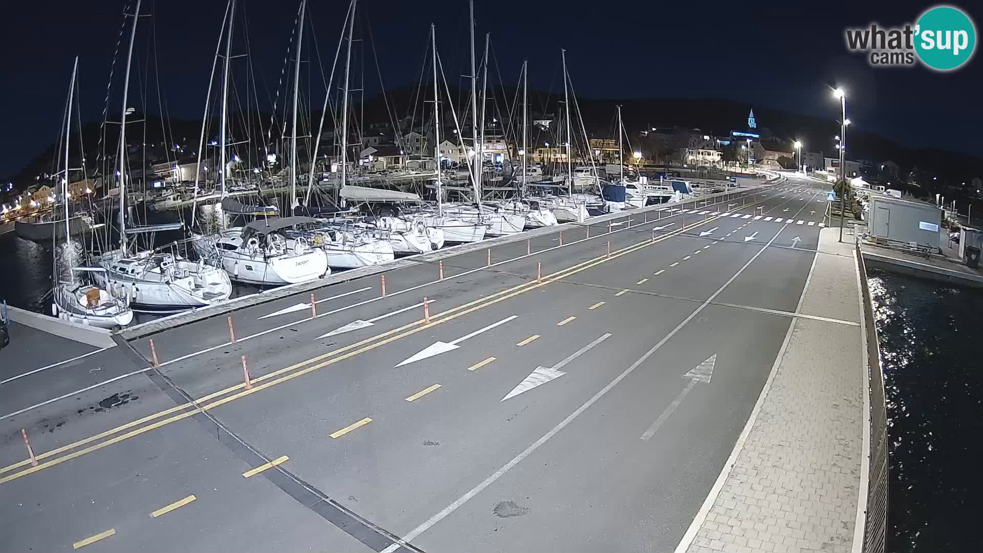 Dalmatie Tkon Traversier – webcams Croatie