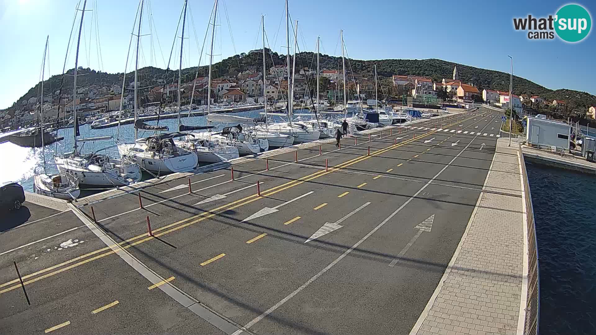 Dalmatia Tkon Ferry – webcams Croatia