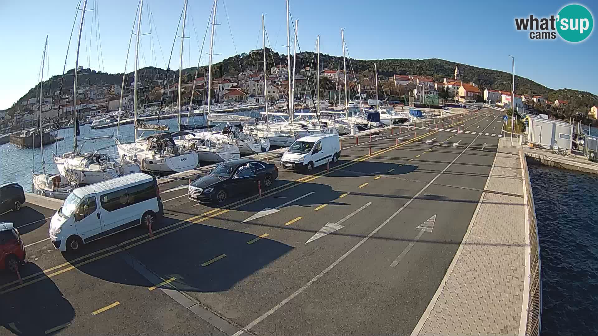 Dalmacia Tkon Transportar- webcams Croacia