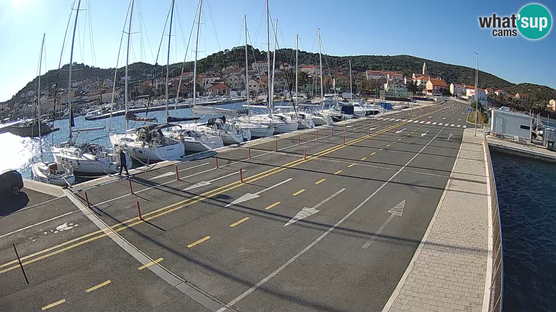 Dalmazia traghetto Tkon – webcam Croazia