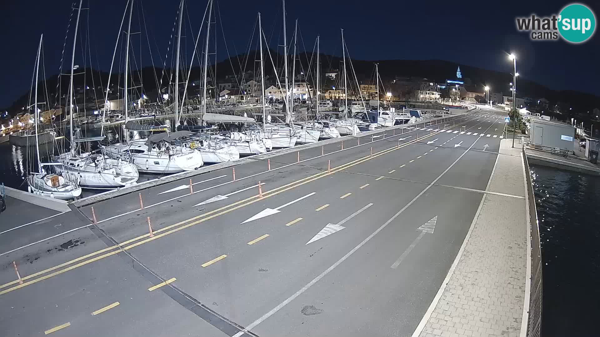 Dalmatie Tkon Traversier – webcams Croatie