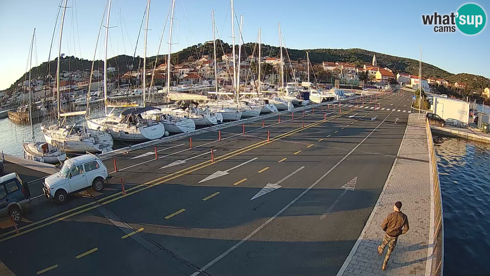 Dalmacija Trajekt Tkon – spletne kamere Hrvaška