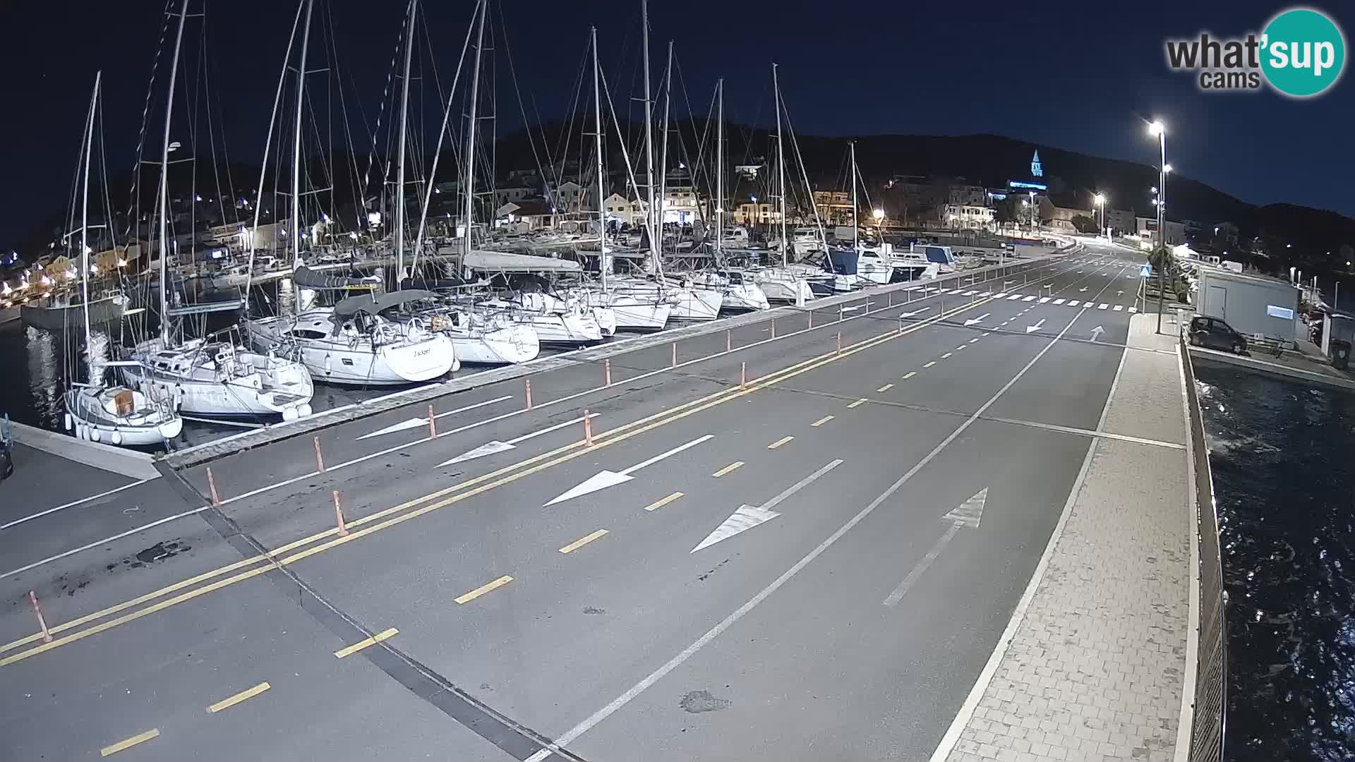 Dalmatie Tkon Traversier – webcams Croatie