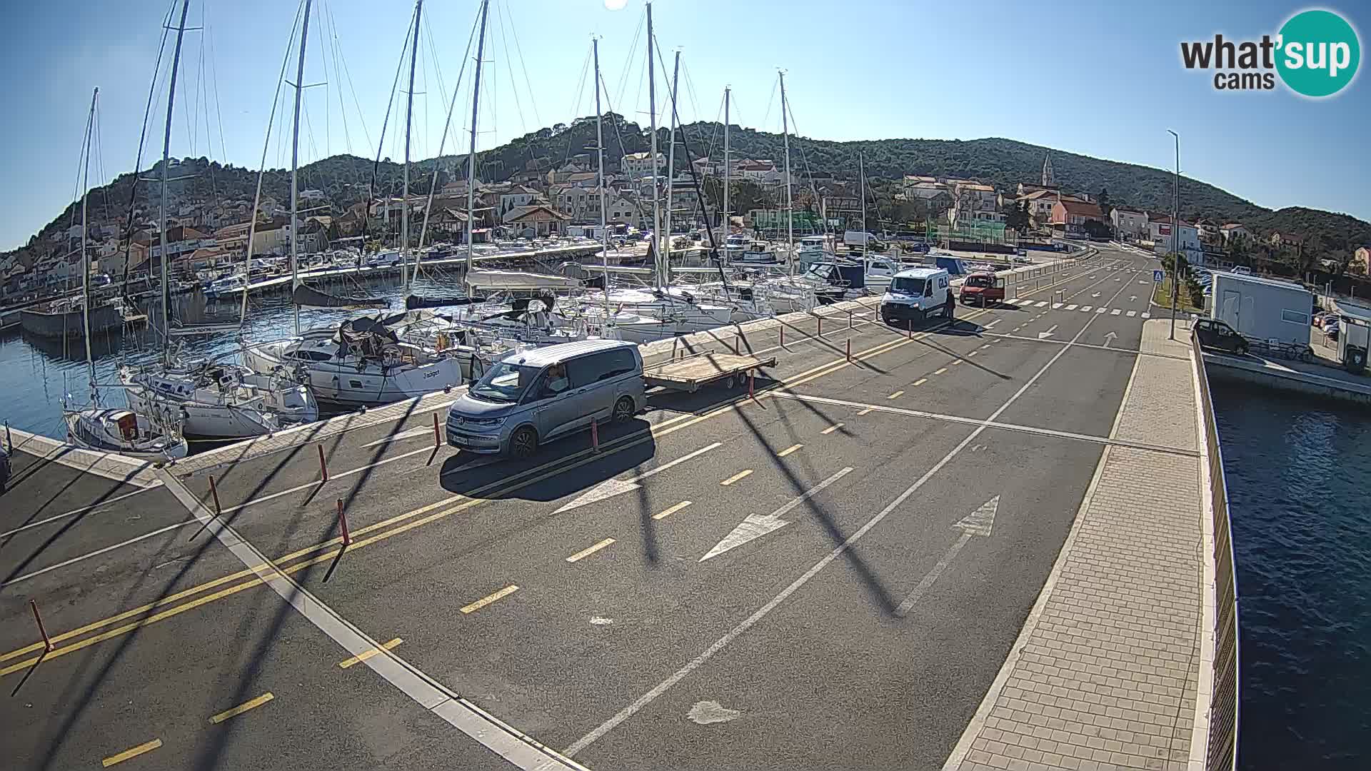 Dalmacia Tkon Transportar- webcams Croacia