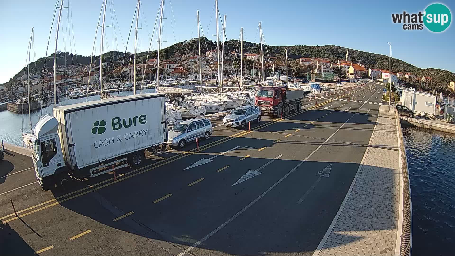 Dalmatia Tkon Ferry – webcams Croatia