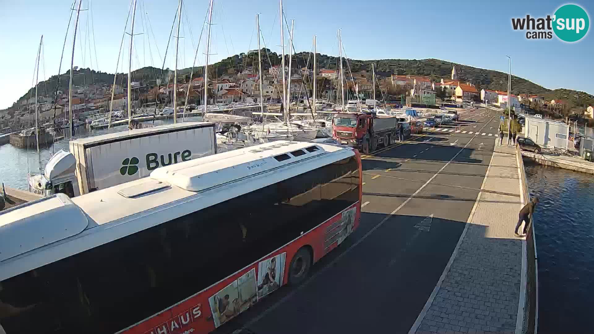 Dalmatia Tkon Ferry – webcams Croatia