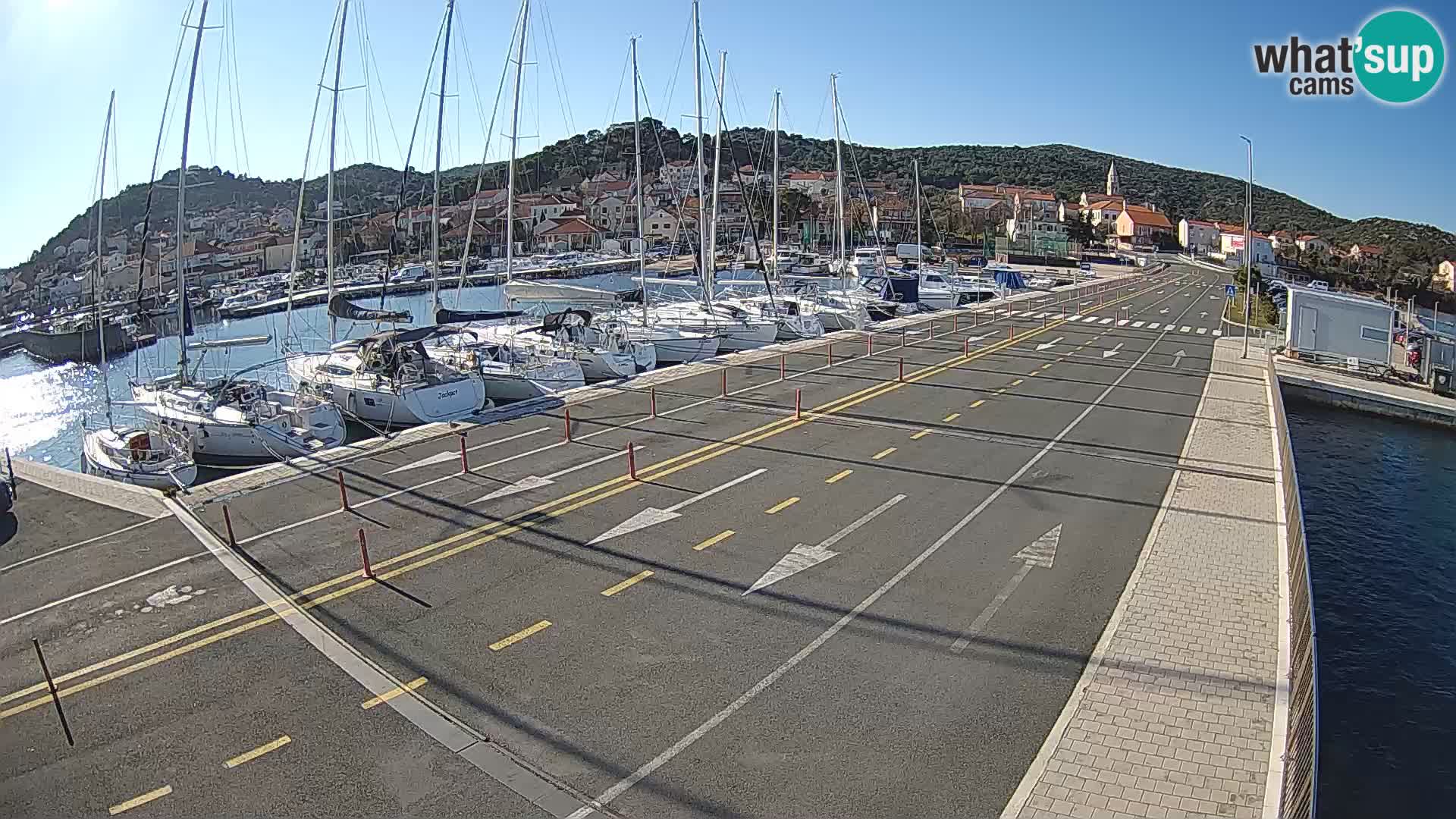 Dalmatia Tkon Ferry – webcams Croatia