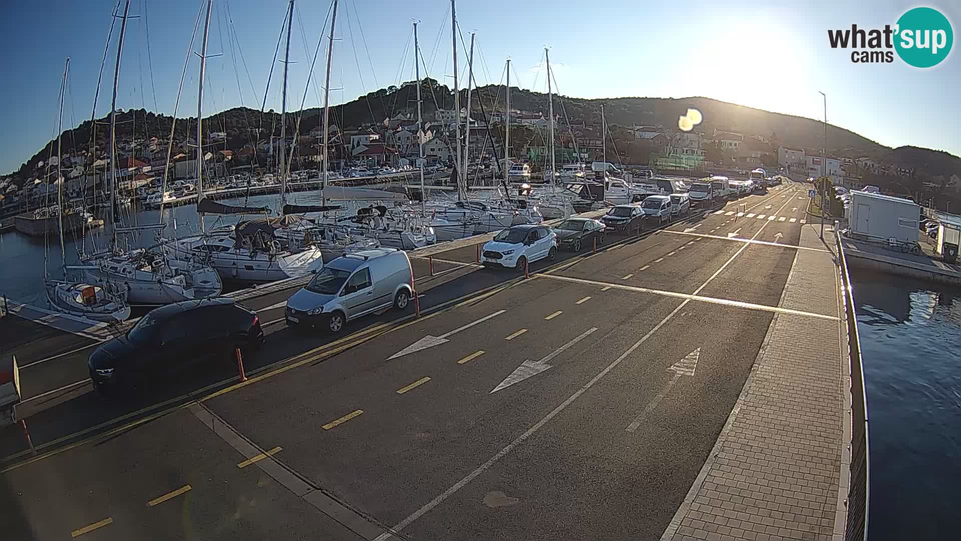 Dalmacia Tkon Transportar- webcams Croacia