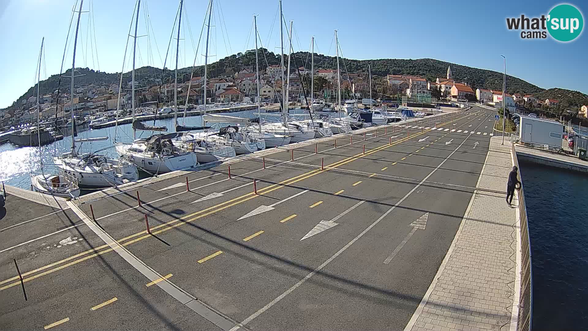 Dalmacija Trajekt Tkon – spletne kamere Hrvaška