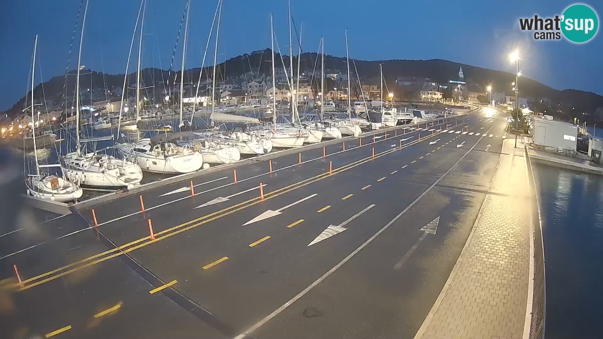 Dalmatie Tkon Traversier – webcams Croatie