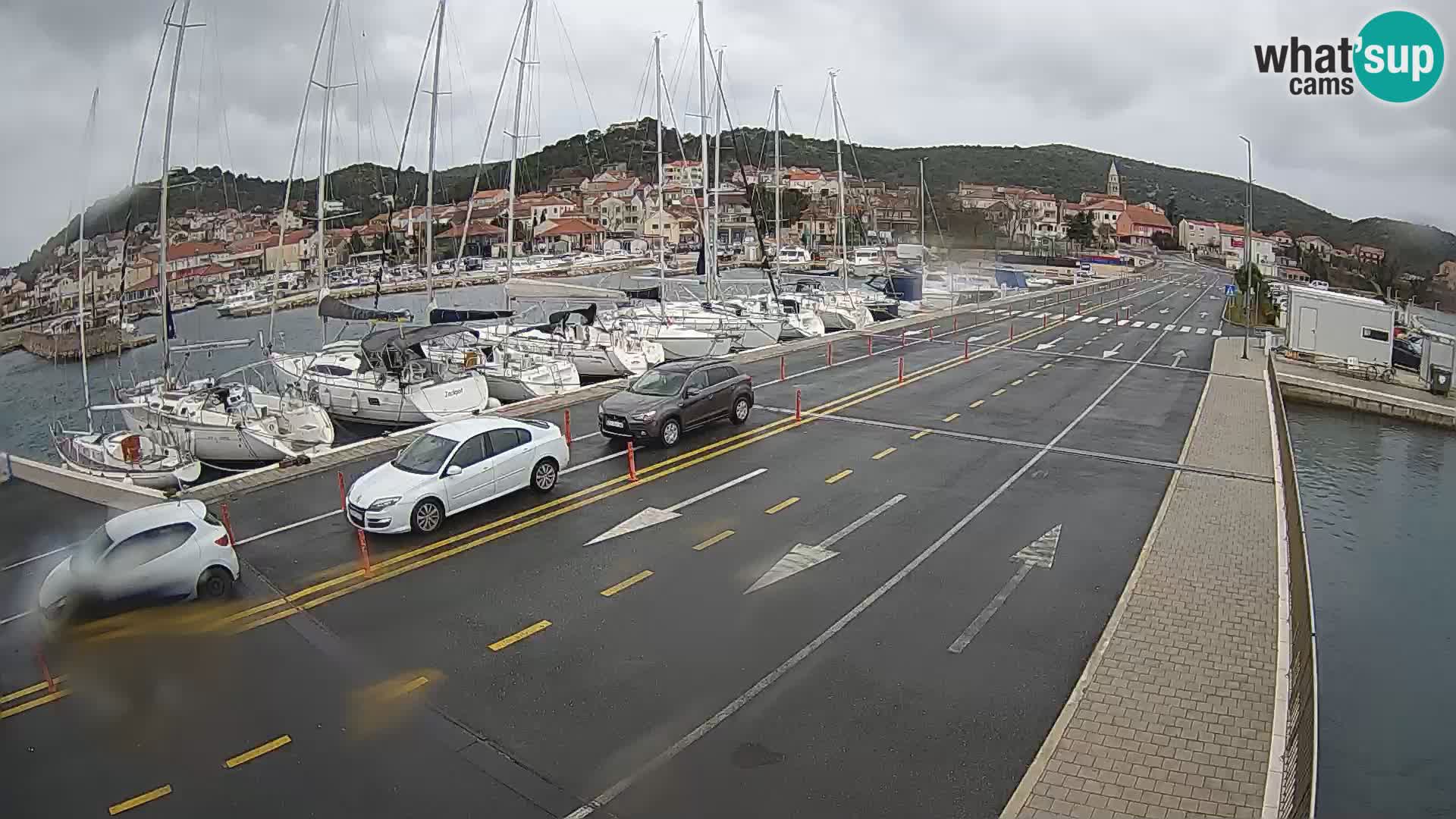 Dalmatie Tkon Traversier – webcams Croatie