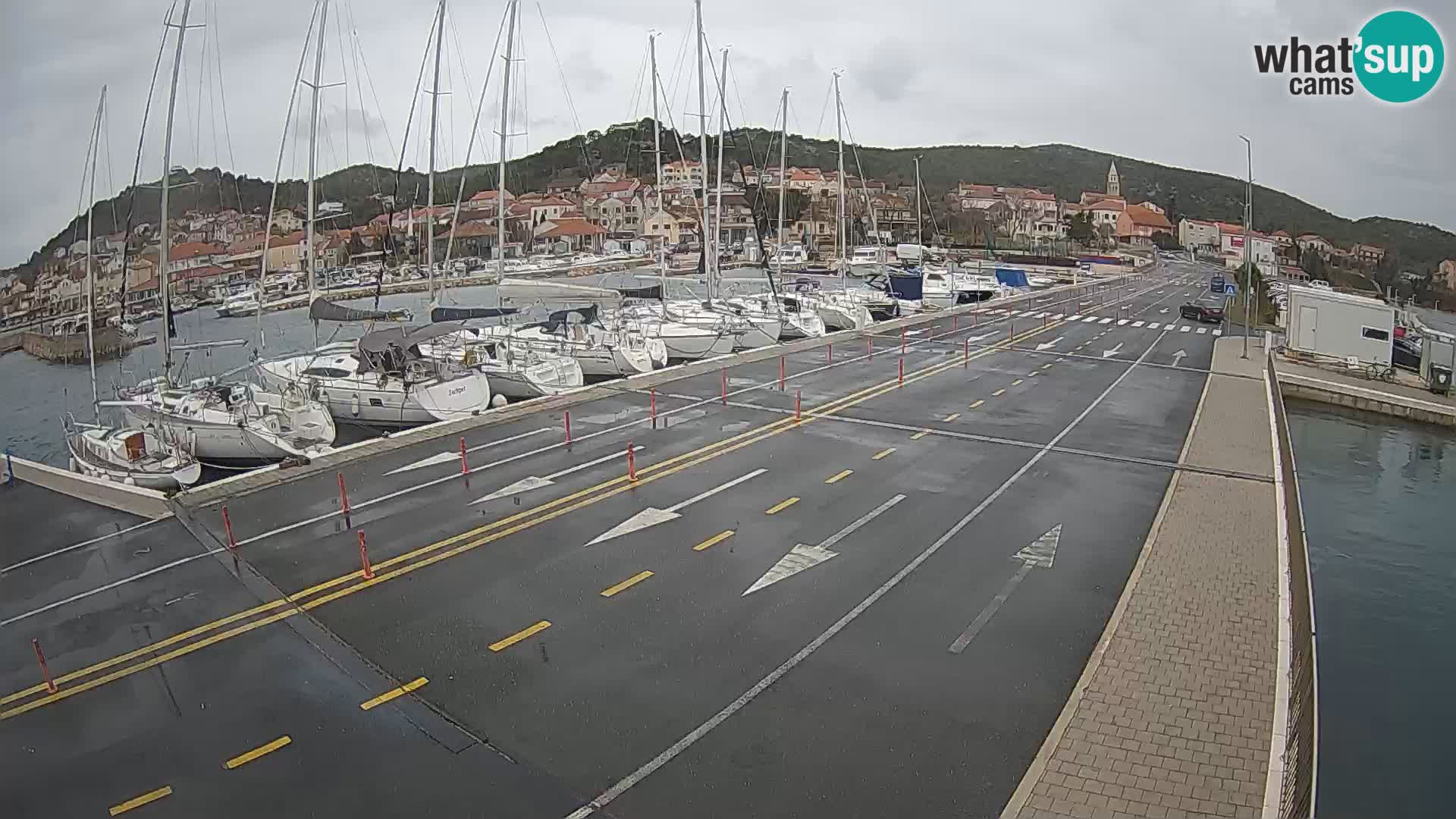 Dalmatie Tkon Traversier – webcams Croatie