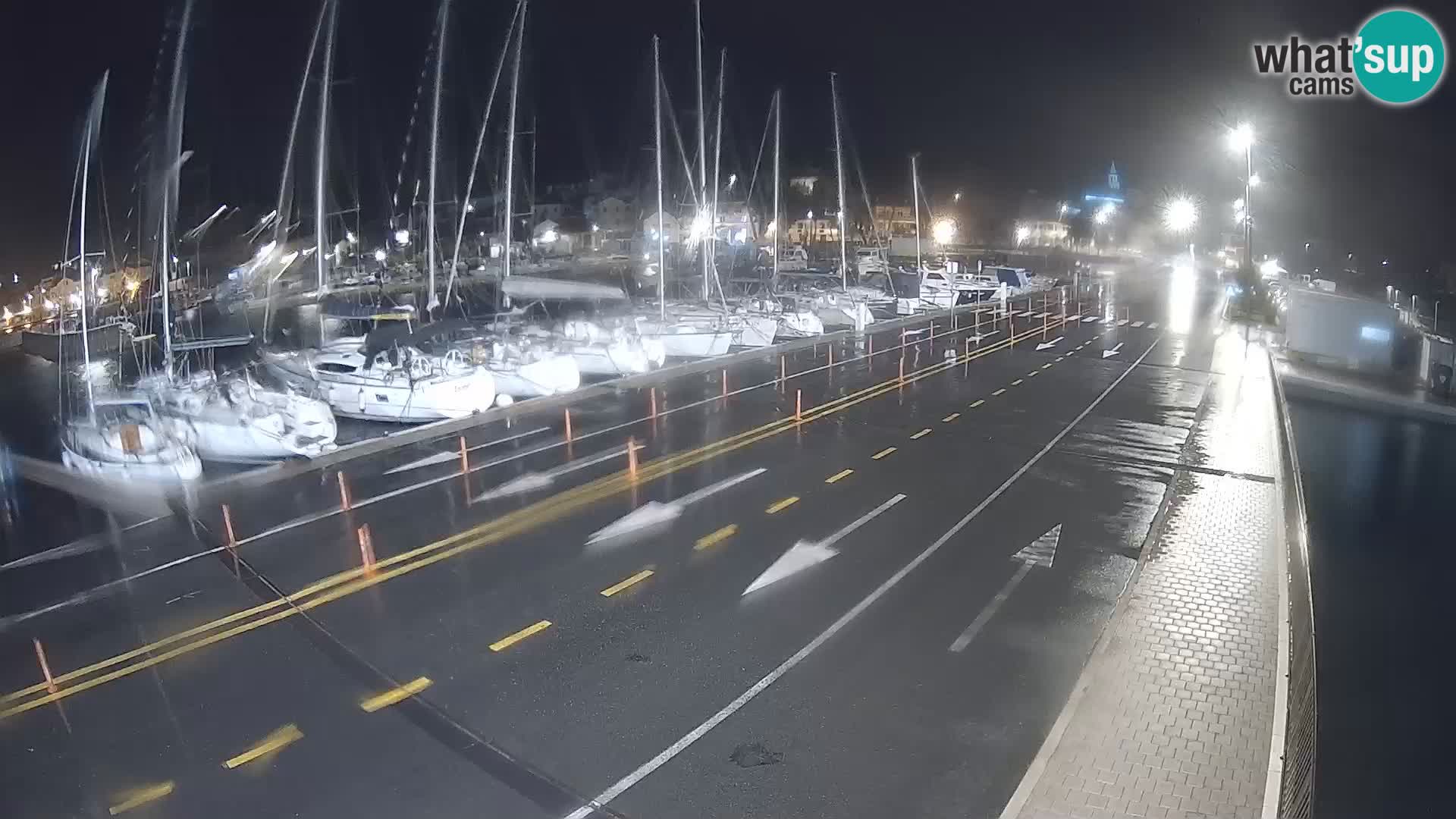 Dalmatie Tkon Traversier – webcams Croatie