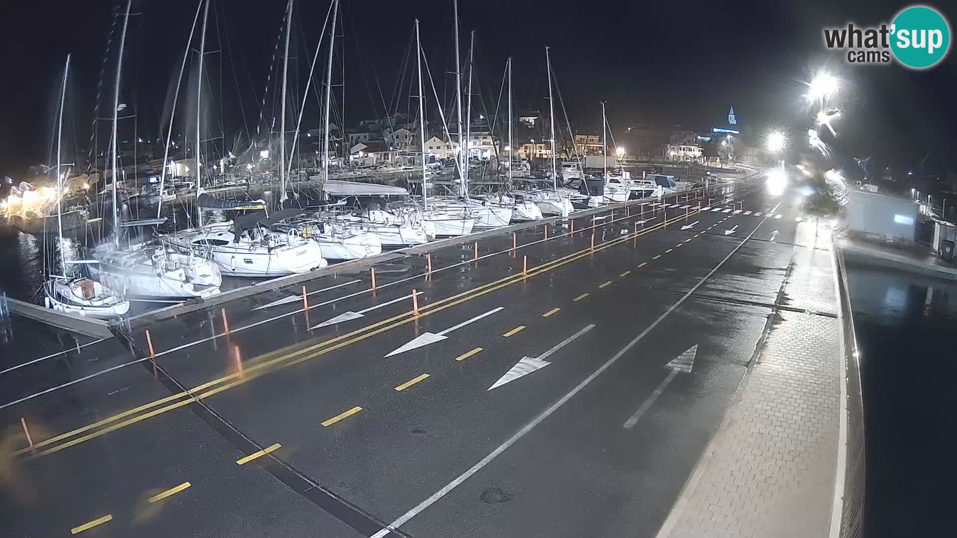 Dalmatie Tkon Traversier – webcams Croatie