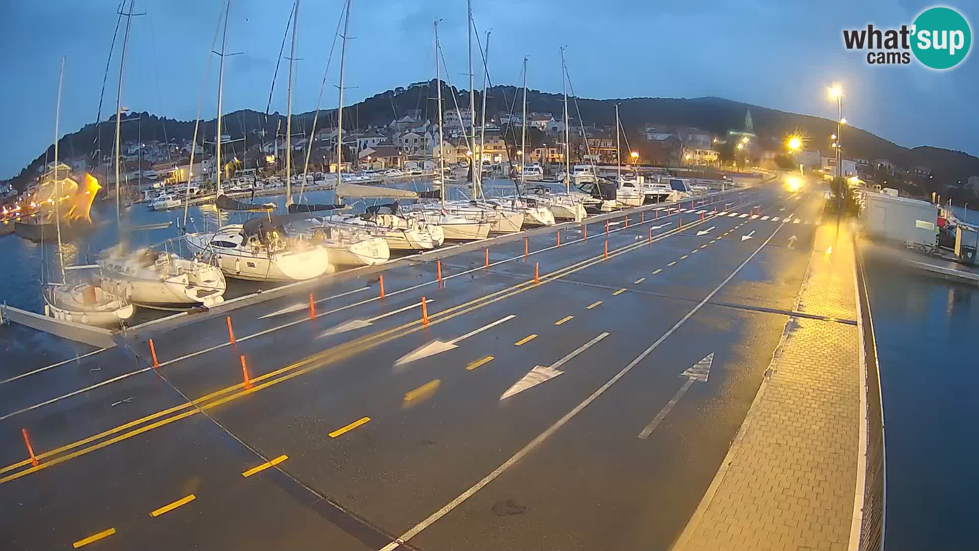 Dalmatie Tkon Traversier – webcams Croatie