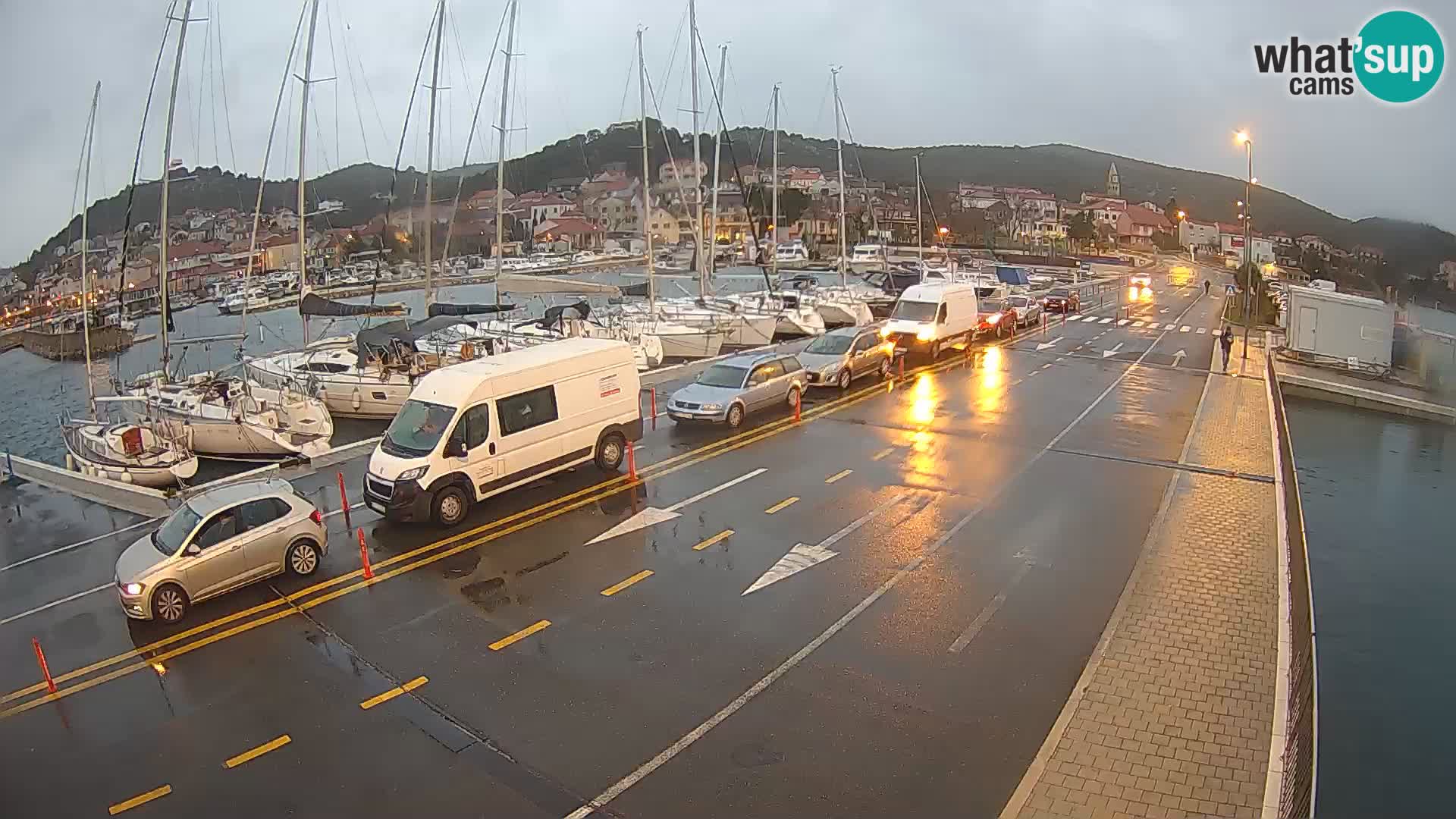 Dalmacia Tkon Transportar- webcams Croacia