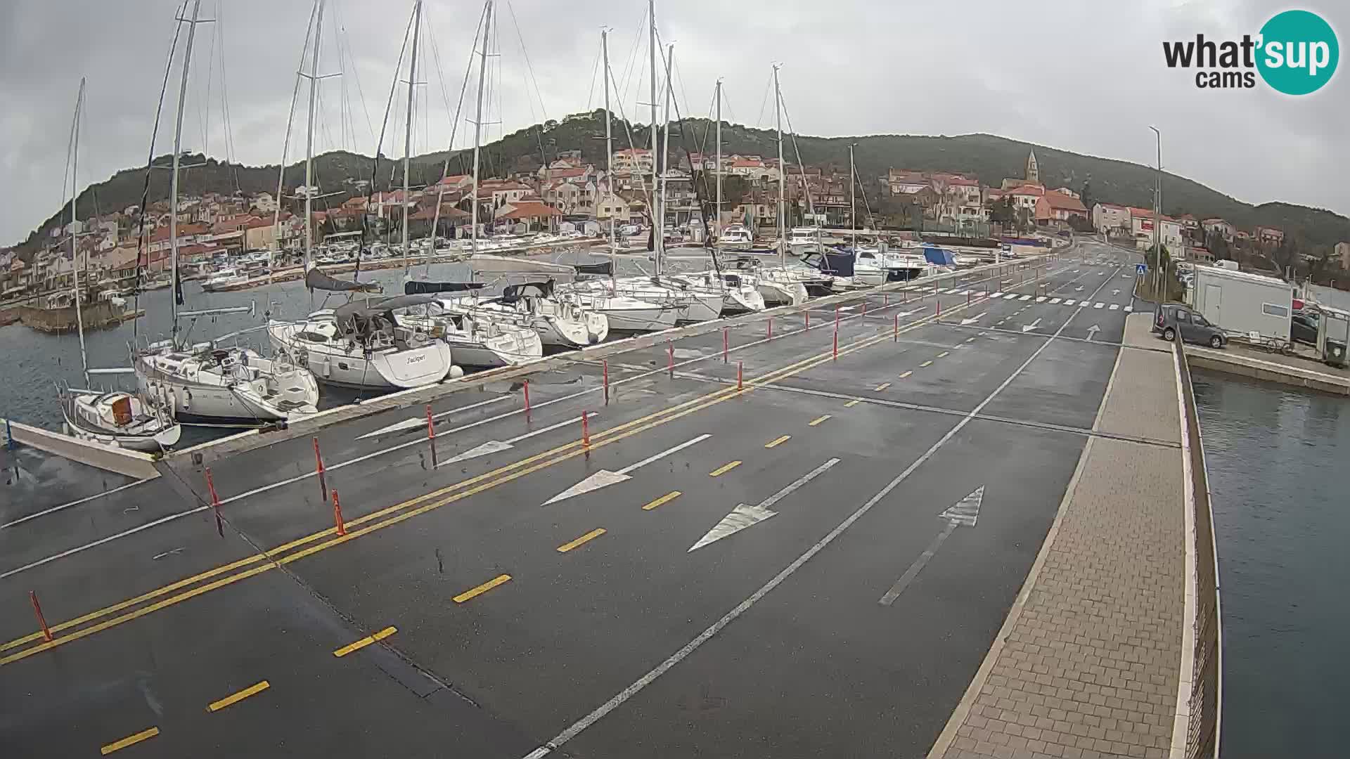 Dalmacia Tkon Transportar- webcams Croacia