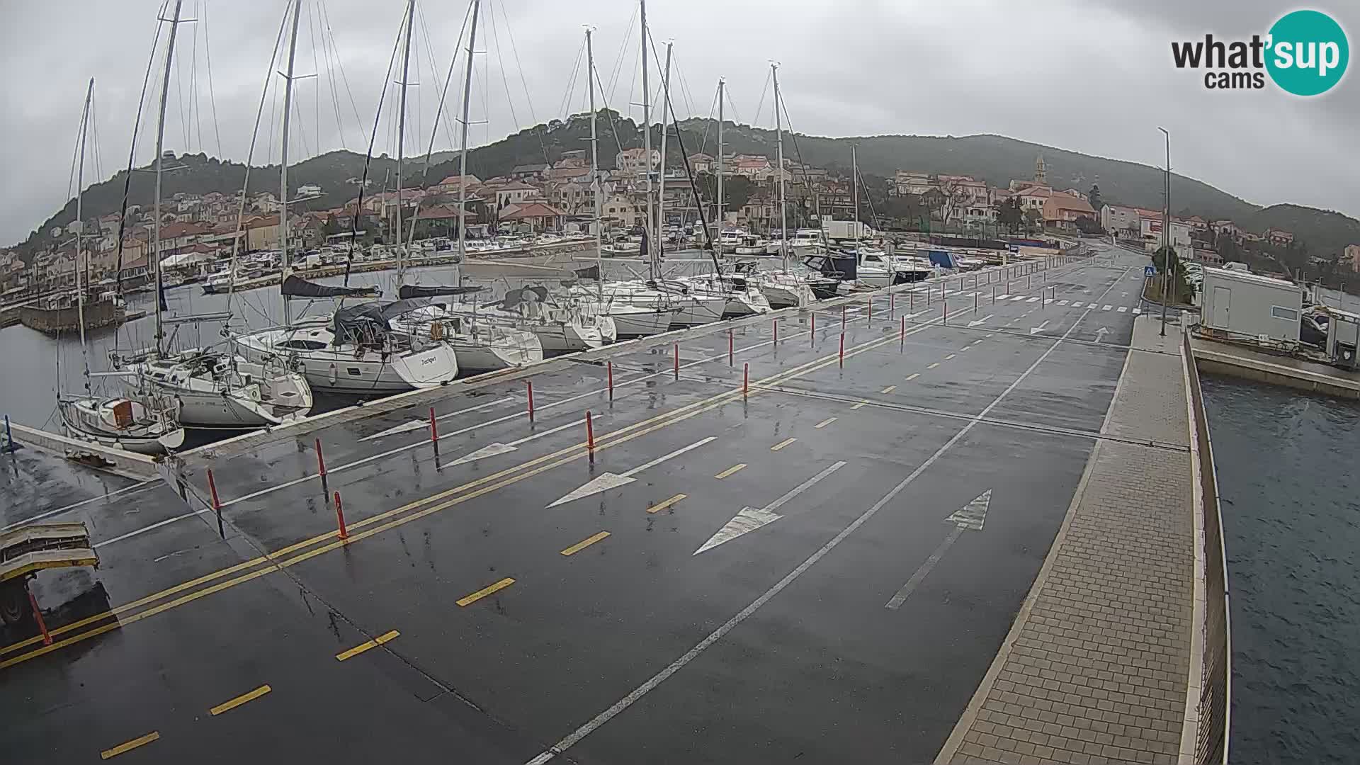 Dalmacia Tkon Transportar- webcams Croacia