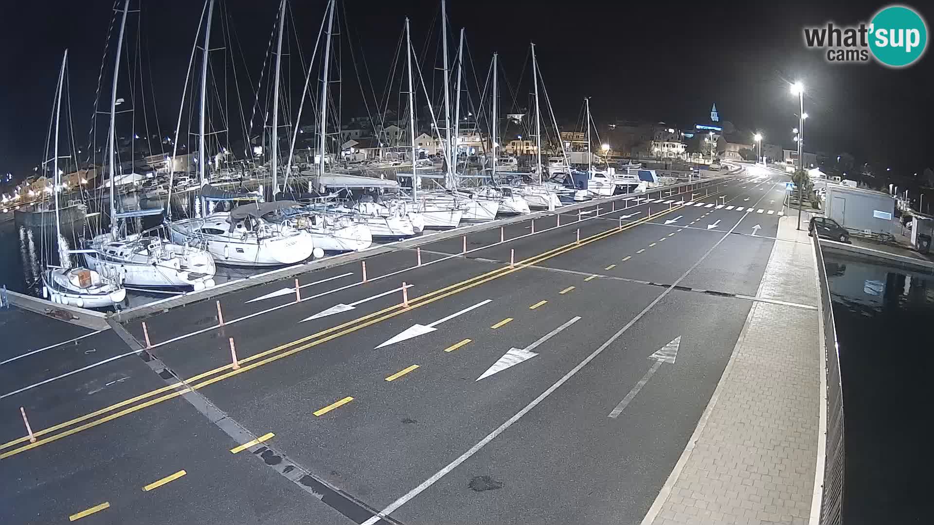 Dalmatie Tkon Traversier – webcams Croatie