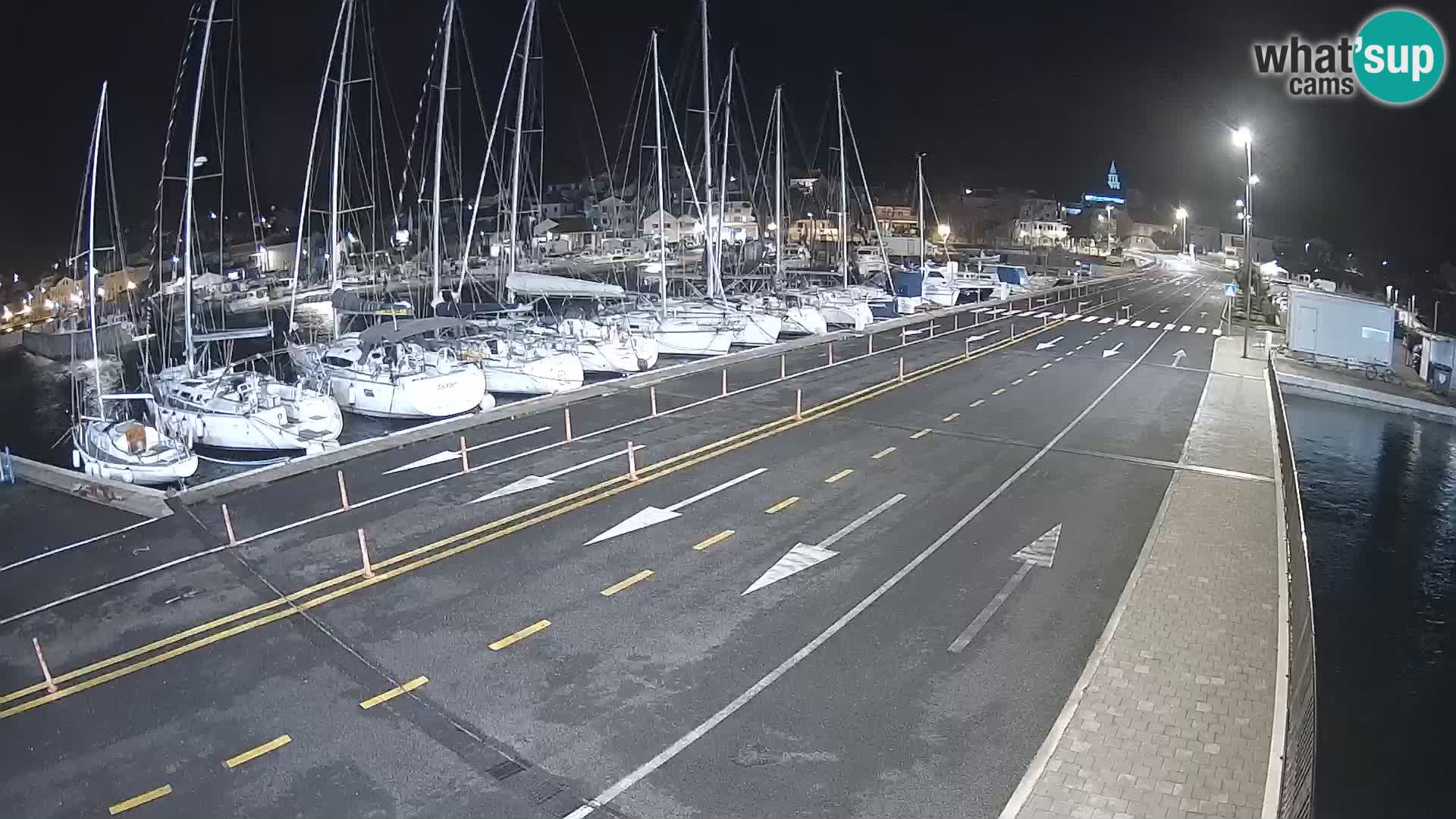 Dalmatie Tkon Traversier – webcams Croatie