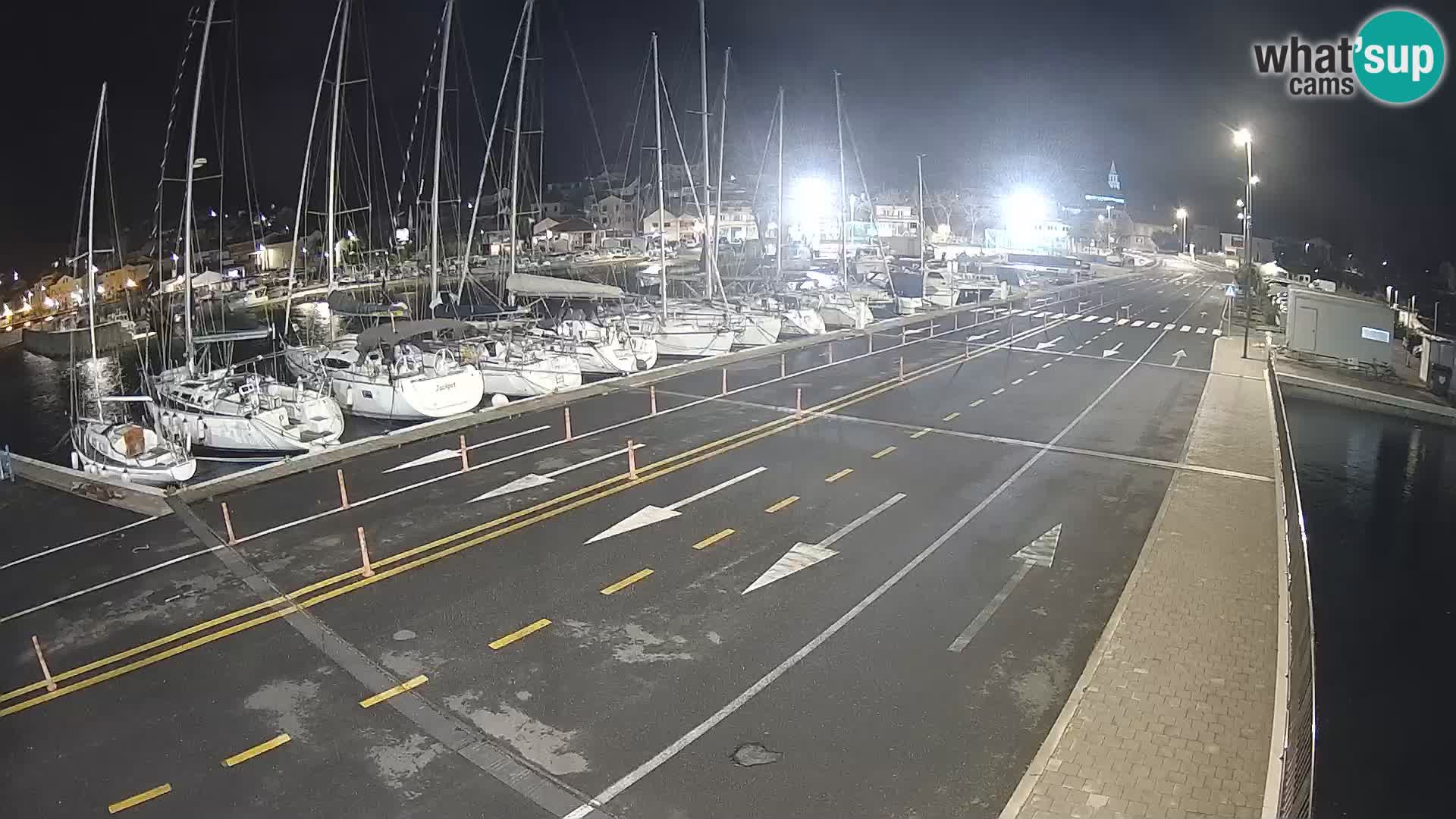 Dalmacia Tkon Transportar- webcams Croacia