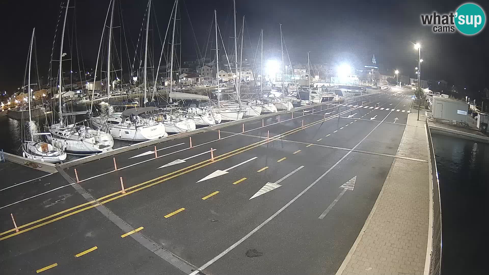 Dalmatie Tkon Traversier – webcams Croatie