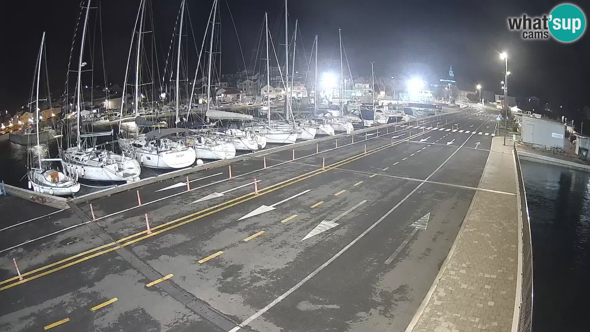 Dalmatie Tkon Traversier – webcams Croatie