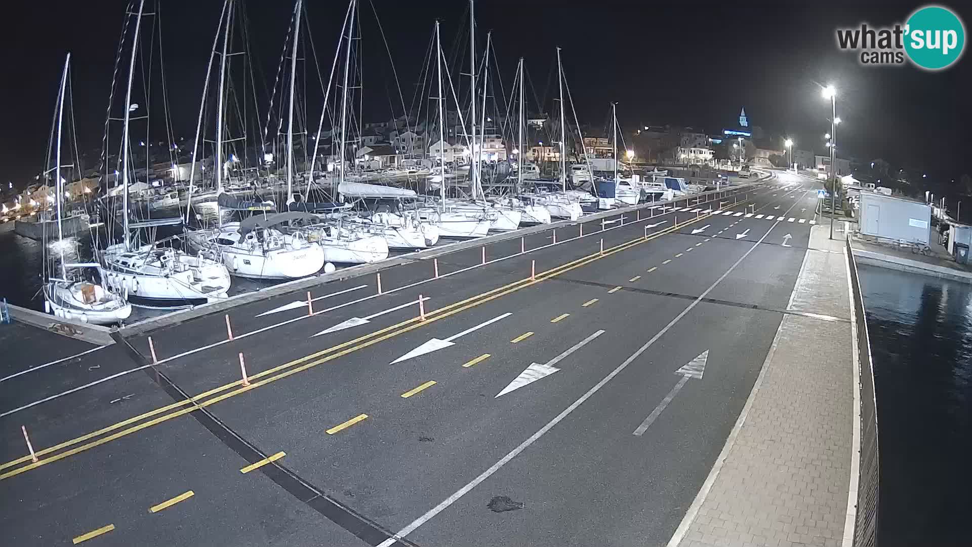 Dalmacia Tkon Transportar- webcams Croacia