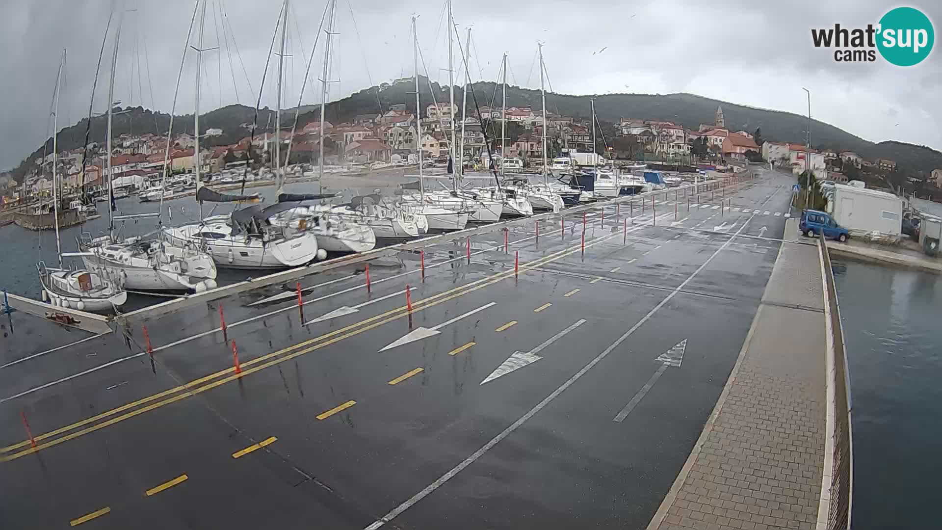 Dalmatie Tkon Traversier – webcams Croatie