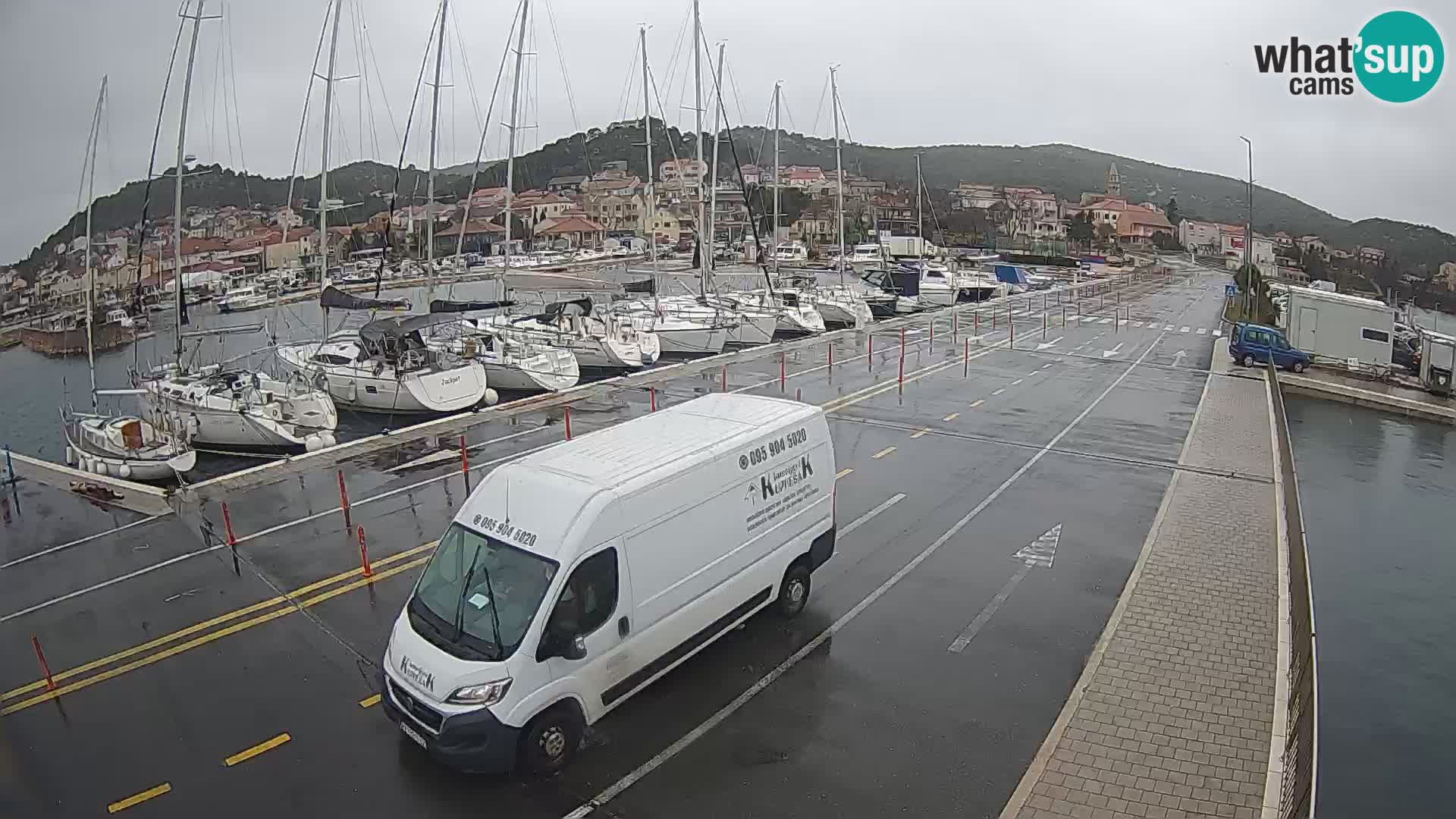 Dalmacia Tkon Transportar- webcams Croacia