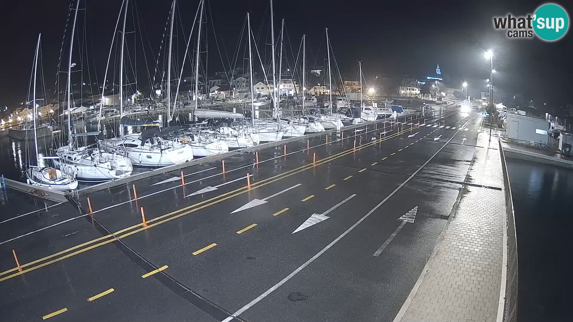 Dalmatie Tkon Traversier – webcams Croatie