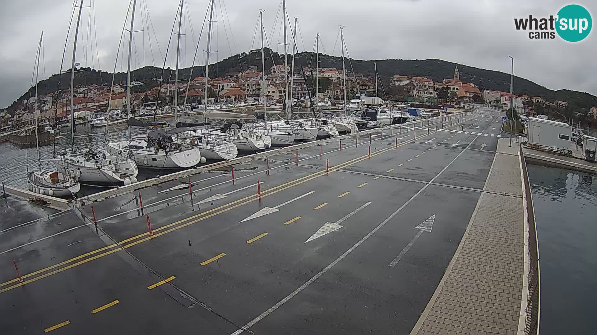 Dalmatie Tkon Traversier – webcams Croatie