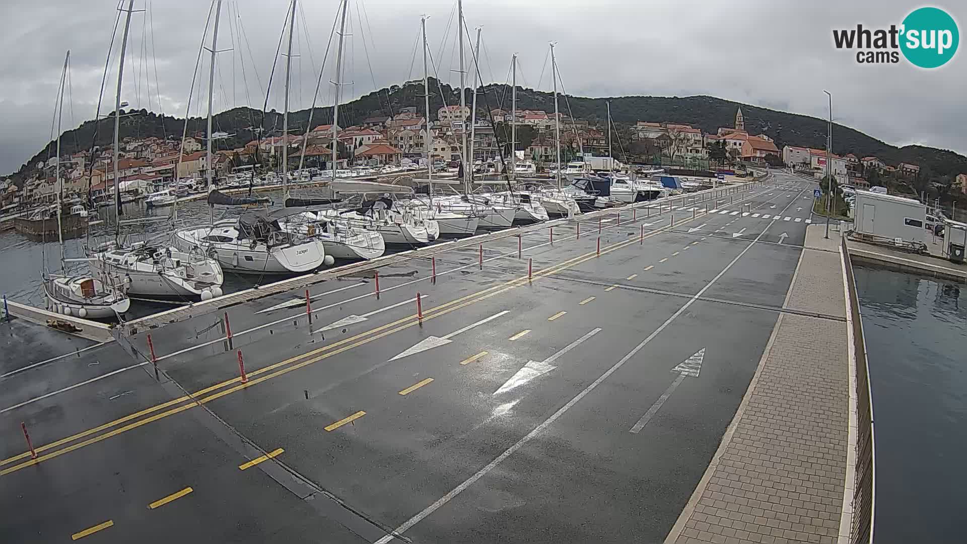 Dalmatie Tkon Traversier – webcams Croatie