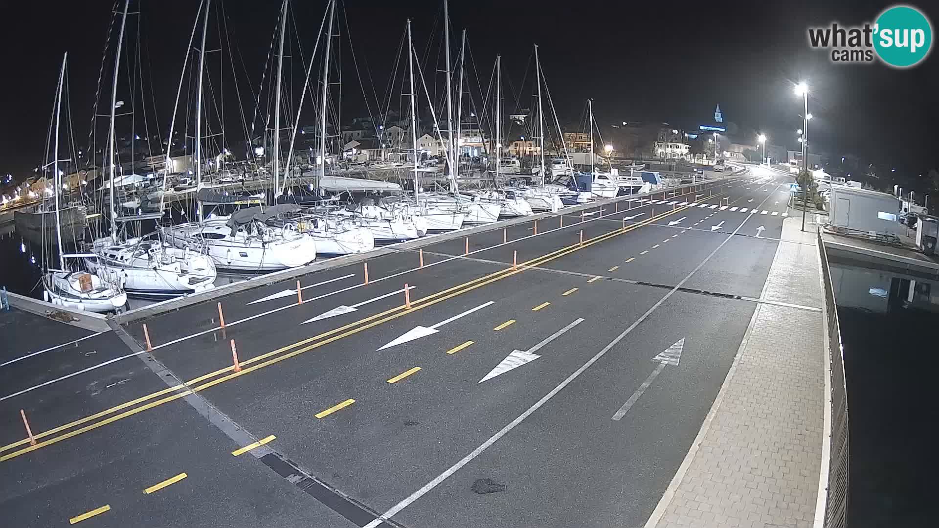 Dalmatie Tkon Traversier – webcams Croatie